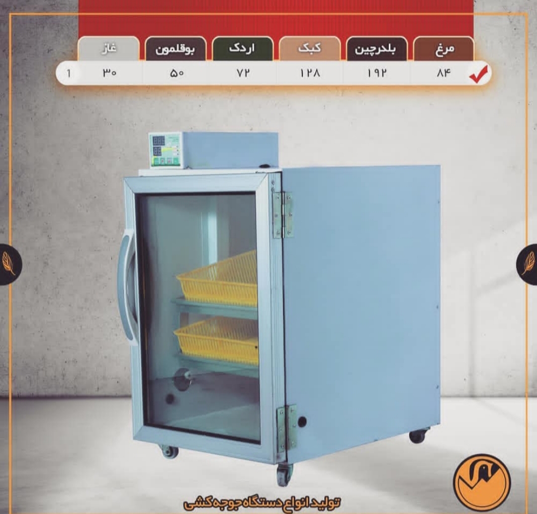 دستگاه جوجه کشی ۸۴تایی مدل TR1 (اصل)